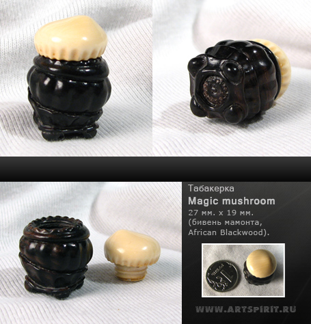 Табакерка Magic mushroom